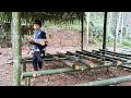 Homeless orphan boy - Skills to make your own bamboo bed