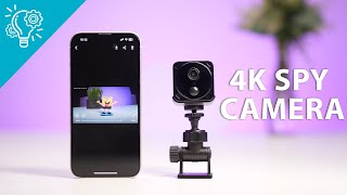 Vidcastive 4K Mini Spy Camera - Secret Surveillance