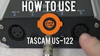 HOW TO USE TASCAM SOUND CARD