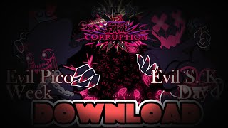 DEMO DOWNLOAD! - FRIDAY NIGHT FUNKIN' CORRUPTION Evil Pico Full Week and Evil Spooky Kids Day 1