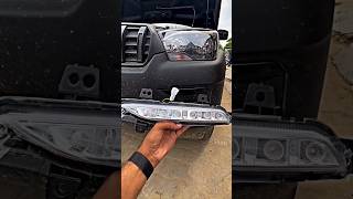 scorpio classic fog lamp drl installation#scorpio #mahendra #caraccessories #jalna car makeup