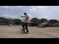 running pushと止まり方【スケボー初心者】skateboards