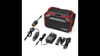 Review:  Suaoki Portable Power Station 150Wh Quiet Gas Free Solar Generator QC3.0