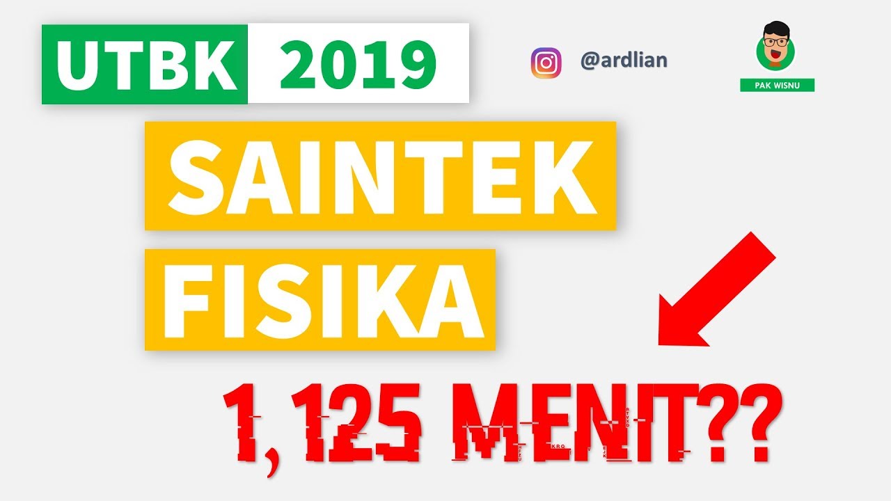 Inilah Contoh Soal Utbk Saintek Fisika [Terlengkap] - Catatan Kartini