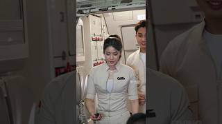 Super Air Jet flight attendant is absolutely gorgeous