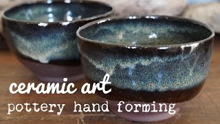 「陶芸」pottery/手びねりで前回失敗した器を造り直した【いろいろ作るchannel】今回はなんとか無事完成した