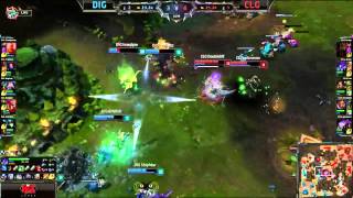 Pre-game Sounds and Highlights: Dignitas vs CLG | W3D1 S4 NA LCS Summer split 2014