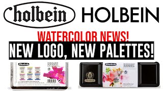 Watercolor News🎨- Holbein Gets a New Logo \u0026 New Schmincke Palettes! 🎨