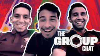 🤣 Torreira's neighbours crash the call! | Martinelli, Martinez & Torreira | The Group Chat