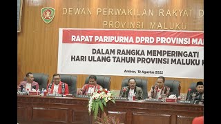 GUBERNUR SAMPAIKAN 3 HAL PENTING DALAM RAPAT PARIPURNA DI DPRD MALUKU