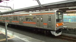 （ＪＲ東）武蔵野線２０５系－東松戸駅JR East Musashino-Line 205 At Higashi-Matsudo