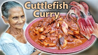 Cuttlefish Black Curry | Calalmari Black Curry | Squid Curry | Spicy Squid Recipe by Grandma Menu