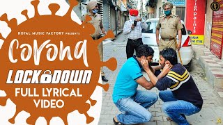 CORONA KA LOCKDOWN (Lyrical) | RSR, Mohan Betaab | Latest Haryanvi Songs Haryanavi 2020 | RMF