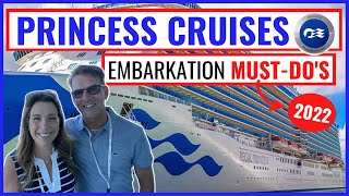 13 *MUST-DO'S* ON YOUR PRINCESS CRUISES EMBARKATION DAY (Ocean Medallion tips 2022)