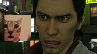 Kiryu when he sees a woman