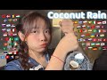 ASMR Coconut Rain🥥🌧 in 70 Different Languages (Whispering and Mouth Sounds)