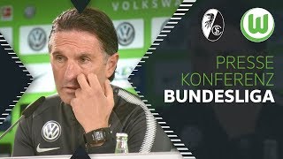 „Müssen uns Tore erarbeiten“ | Pressekonferenz | SC Freiburg - VfL Wolfsburg