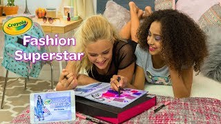 NEW Crayola Fashion Superstar || Crayola Product Demo