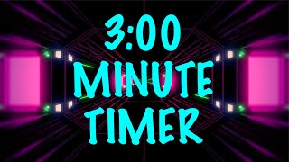 3 Minute Timer (Count Up) - With Relaxing Music and Simple Graphics