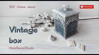 Vintage box - DIY Home Decor tutorial