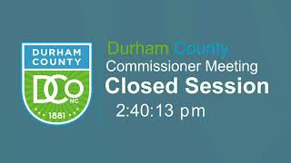 Durham BOCC Work Session Feb 3rd, 2025