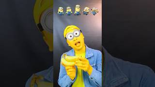 Makan Serba Minion🍌 #asmr #mukbang #makansesuaiemoji😂😂