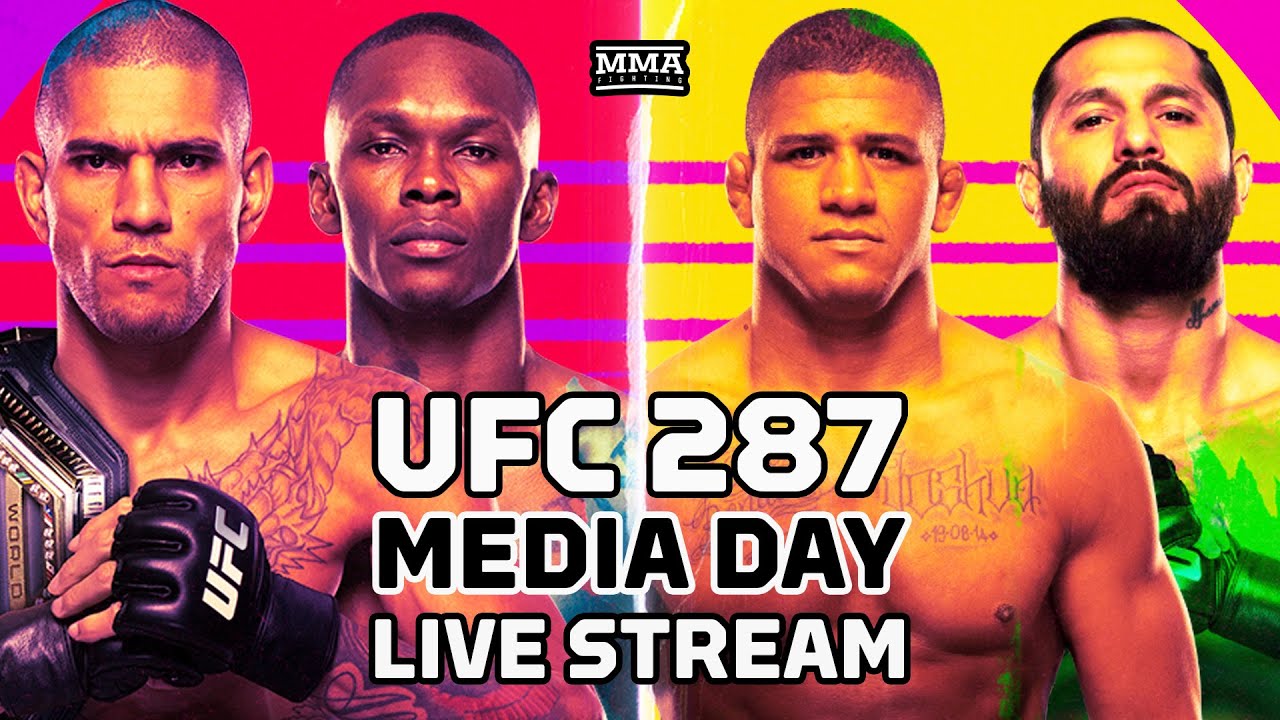 UFC 287: Pereira Vs. Adesanya 2 Media Day LIVE Stream | MMA Fighting ...