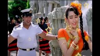 Yaad Sataye Teri Need Churaye | 4K Video Song ((HD Jhankar)) Karishma Kapoor & Govinda 90s Song