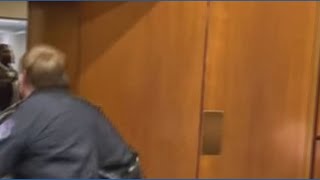 GOP senator and police drag Marine veteran protesting Iran war out of Senate hearing