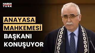 #CANLI - Anayasa Mahkemesi Başkanı Kadir Özkaya konuşuyor