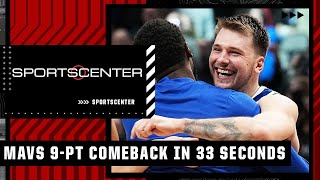 LUKA MAGIC!✨ Luka Doncic posts FIRST EVER 60-20-10 triple-double in HISTORIC comeback | SportsCenter