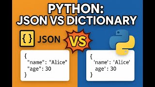 Python: JSON VS Dictionary
