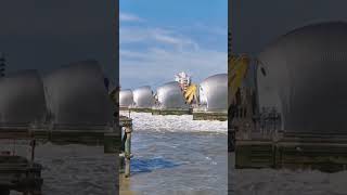 Thames Barrier Test Close 2023 #ThamesBarrier #cyclelondon #trekdomane #gopro #cycling #domane #trek