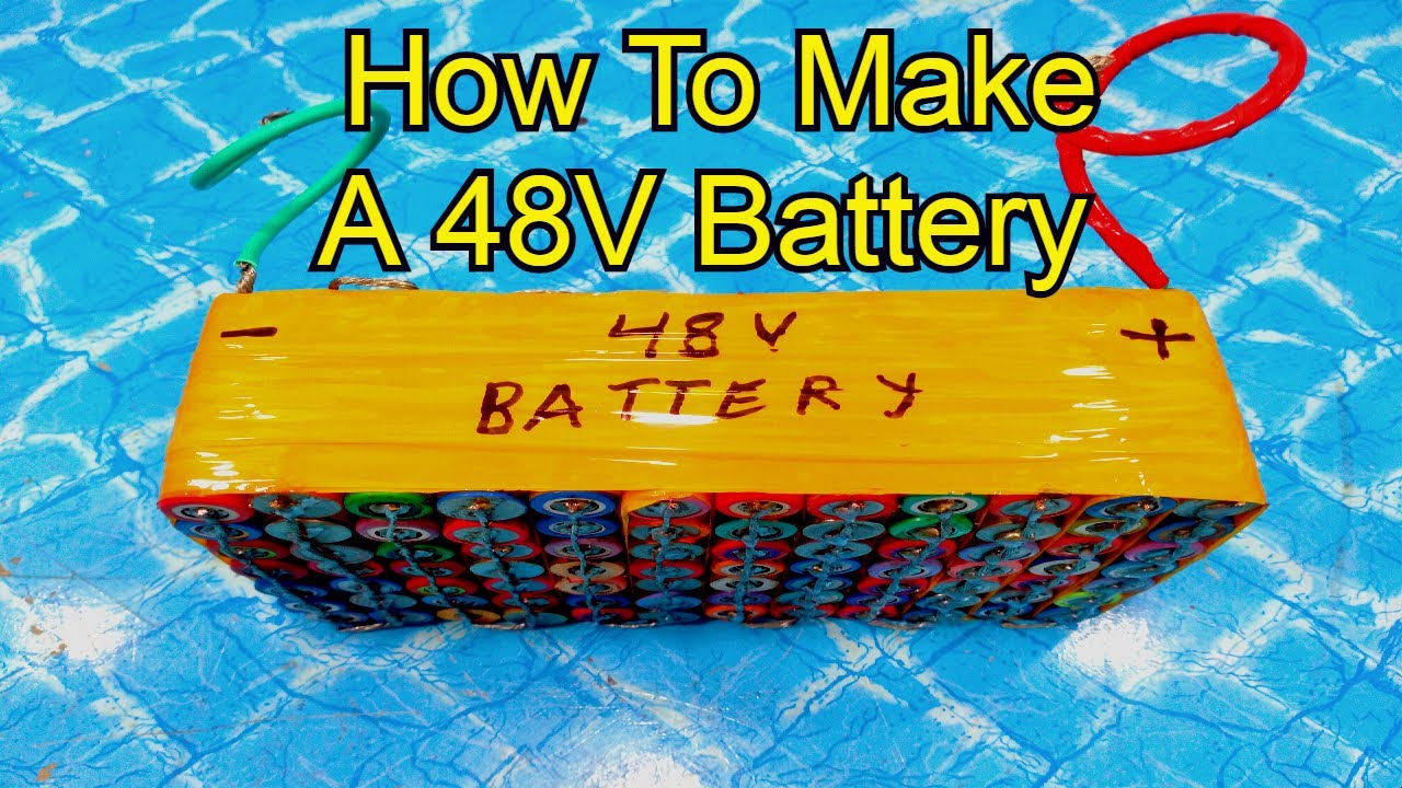 How To Make A 48v Battery For Electric Bike With Old Laptop Batteries ...