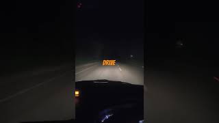 Night time drive on rode patiala to patran city