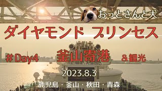 【おっとさんと犬】暑い！釜山観光　甘川文化村　松島スカイウォーク　チャガルチ市場【ダイヤモンドプリンセス】