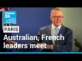 Australian, French leaders meet in Paris to repair ties after submarine row • FRANCE 24 English