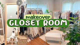 Room Makeover แต่งห้องเสื้อผ้าง่ายๆในงบประหยัด✨🔨 บอกพิกัดครบ | Holidear