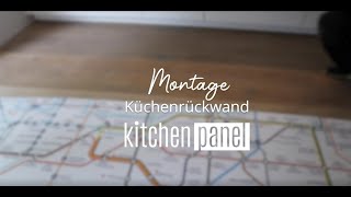 Montage mySPOTTi Kitchen Panel unsere Küchenrückwand auf Maß