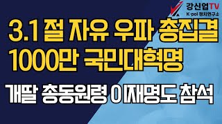 3.1 절 자유 우파 총집결 1000만 국민대혁명/개딸 총동원령 이재명도 참석