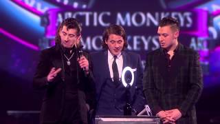 Arctic Monkeys win MasterCard Album of the Year  | BRITs Acceptance Speeches
