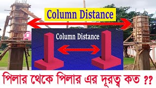 Column to Column distance. Piler to Piler  distance.