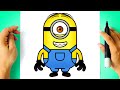 How to DRAW MINION STUART