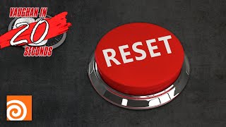 Houdini | Reset Parameters
