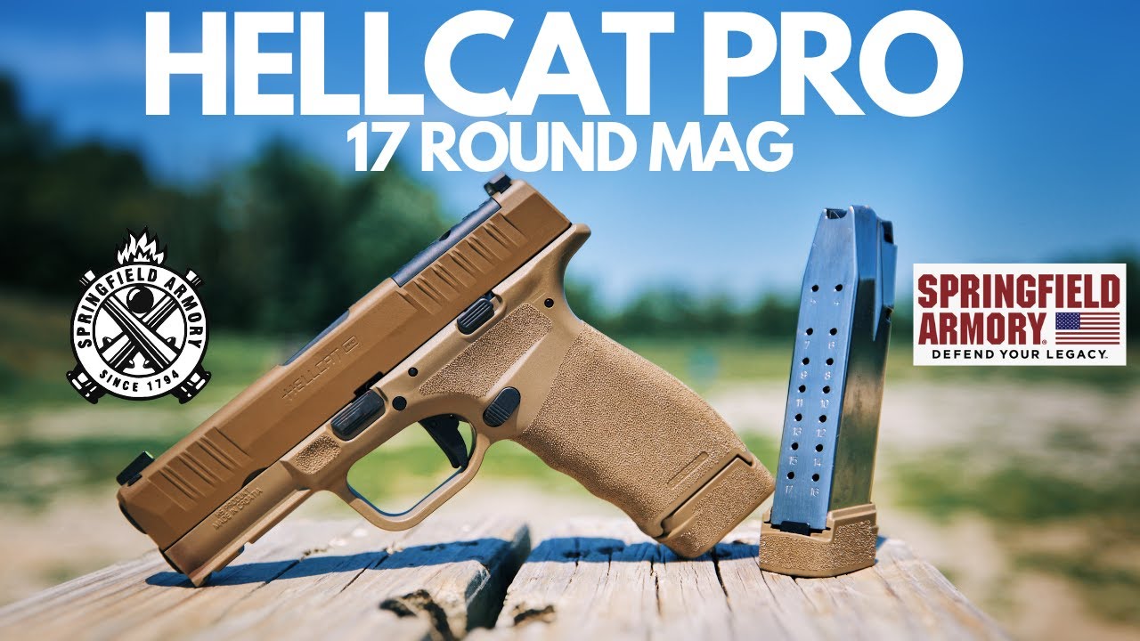 Springfield Armory Hellcat Pro 17 Round Mag Review And First Shots ...