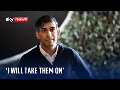 'I Will Take Them On': Rishi Sunak Vows To Challenge Those 'standing In ...