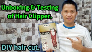 Unboxing and Testing Wahl Hair Clipper | DIY Hair Cut