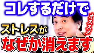 【ひろゆき】※ある行動をするだけ※ すぐにできる！ストレスや不安を解消するひろゆき直伝のテクニック【 切り抜き 2ちゃんねる 思考 論破 kirinuki きりぬき hiroyuki メンタル 】