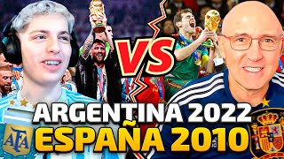 ARGENTINA 2022 vs. ESPAÑA 2010 - ¿QUE EQUIPO ES MEJOR? DEBATE CON MUNDO MALDINI (2023)