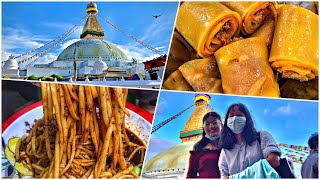 Dayout at Boudha with my bff//Keemanoodles🍝||Laphing🥢     #VLOG4